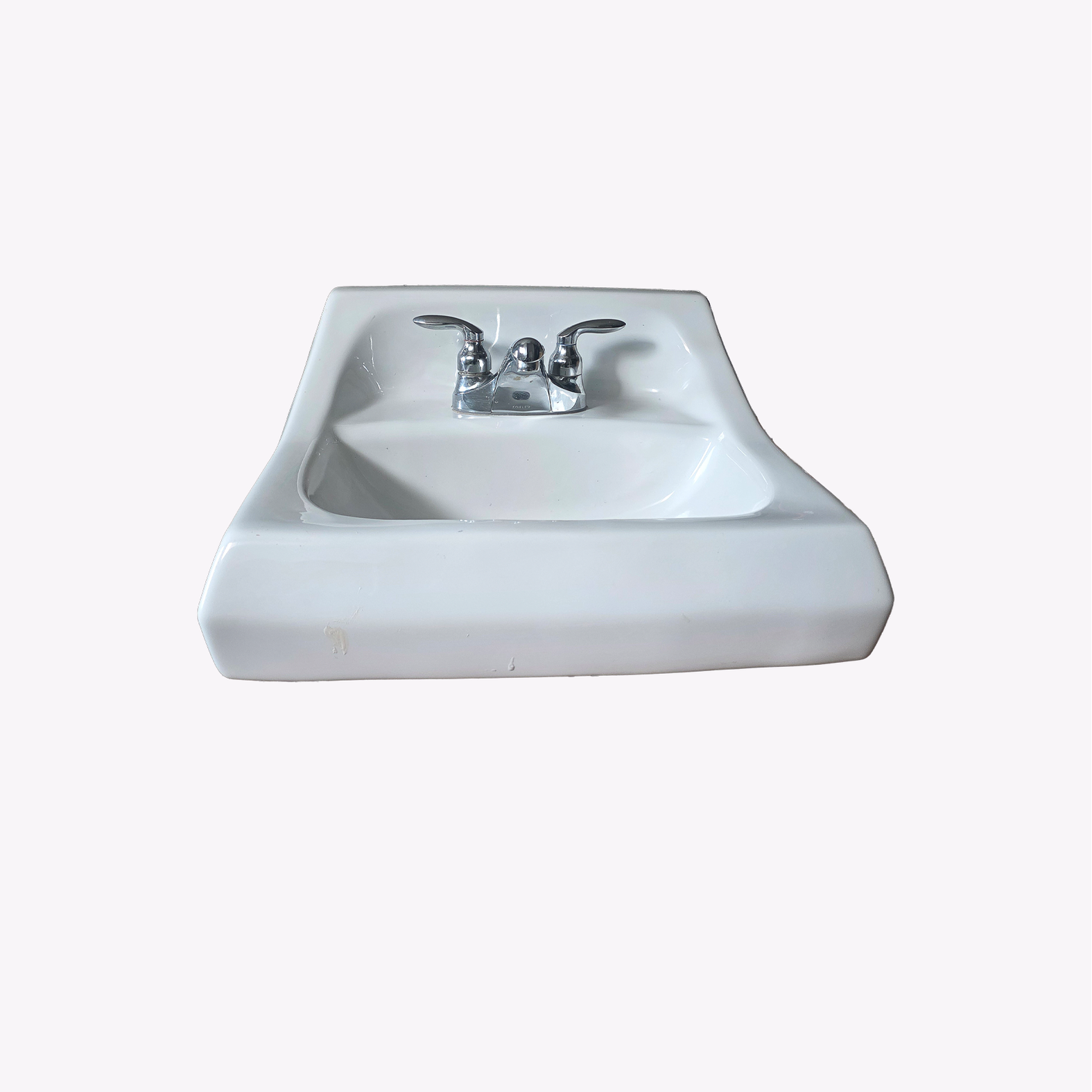 Porcelain Wall Mount Bathroom Sink - 19-1/2